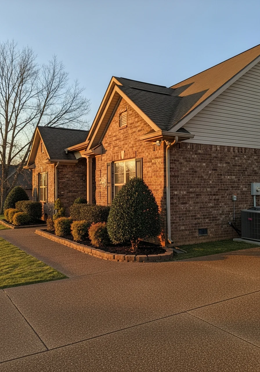 Pea Ridge home exterior displaying quality maintenance and professional property care.